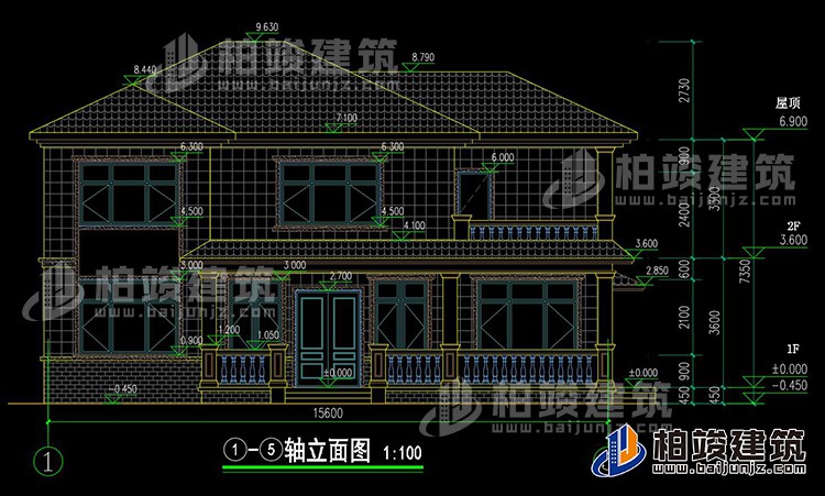 正立面图